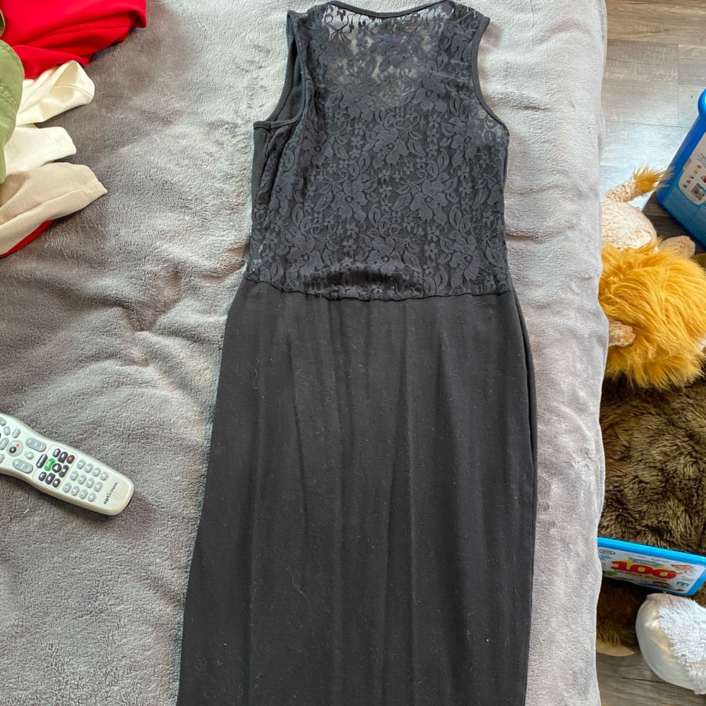 Lace Back Midi Dress